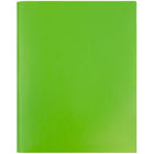 JAM Paper Plastic POP Two Pocket Clasp School Folder with Prong Clip Fasteners, Lime Green, 12 Pack (313525325ug)-5