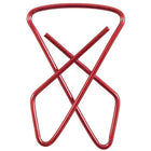 JAM Paper Butterfly Paper Clips, Red Paperclips, 5 Pack (2210016348g)-Finish: Shiny
