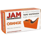 JAM Paper Office & Desk Sets, Tape Dispenser Stapler Pack of Staples, Orange and Black (33758ORBK)-Quantity: (1) Stapler, (1) Box of Staples (5000 ct), (1) Tape Dispenser (tape not included)