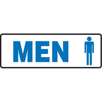 Restroom Signs, Men, SAX667-Language - English