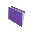 Pendaflex Reversaflex Premium Coloured Hanging File Folders - Letter - Violet - 25 Pack-10 times stronger than standard folders to last longer and hold more without tearing
