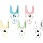 Meto Turn-O-Matic T90 2-Digit Tickets, Pink, 6 Pack (9486027)-Package dimensions: 19"L x 13"W x 9"H