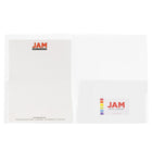 JAM Paper Plastic See Through Two Pocket Folder, Clear, 108 Pack (381RCLB)-2 pocket