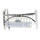 Drive Medical Walker Basket-White, Aluminum
