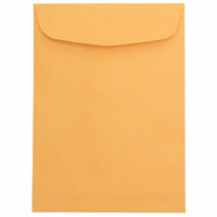 JAM Paper 7.5" x 10.5" Open End Catalog Envelopes - Brown Kraft Manila - 50 Pack-Colour: Brown Kraft Open End Envelopes
