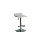 Plata Import Wendolyn Adjustable Stool, White (ST-8109-W)-Bar Stool