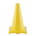 Champion Sports Vinyl Cone, 12", Yellow, 3 Pack (CHSC12YL)-Create an obstacle course, mark boundaries, or practice agility