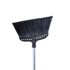 Globe Commercial Jumbo 16" Angle Broom, Wide Sweep, Professional Grade Steel Handle, Each (4006)-Professional Grade 1" Diameter Steel Handle with Foam Comfort Grip