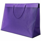 JAM Paper Shopping Bags - 15" x 12" x 6" - Violet - 100 Pack-Color: Violet