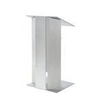 Urbann K6 Lectern No Wheels - Aluminum, Light Grey-Type of Lectern: Free standing