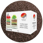 Sandtastik Floral Coloured Sand, 10 lb (4.5 kg) Box, Dark Grey-Coarse grain with natural sparkle throughout