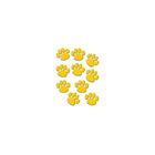 Teacher Created Resources Paw Prints Accents, Gold, 90 Pack-Bulletin board accents for toddler - 12th grade is apt for dressing up walls and doors