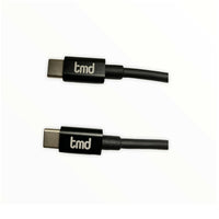 tmd USB-C 100W Charge Cable - 2M - Black-USB-C to USB-C Cable data transfer, charging, and video signal transfer cable