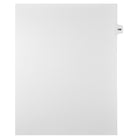Mark Maker Legal Tabs - Letter Size - White - 1/15th cut - 25 tabs per package - 5 packages Pack - Number 198-White Single Tabs