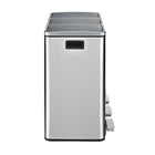 Step N' Sort 3 Compartment Trash and Recycling Bin - 54 L-Quiet Soft Close Lid