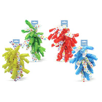 Millbrook Studios Printed Swirly Bows, Yellow, Green, Red, Blue, 12 Pack (76168)-2 bows per unit