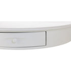 kieragrace Providence Morris Half Moon Shelf - White, Matte Finish-Easy to install, assembly hardware included