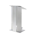 Urbann K6 Lectern With Wheels - Aluminum, Light Grey-Type of Lectern: Free standing with wheels