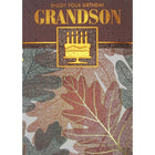Rosedale Greeting Card, Birthday Grandson, Cake & Leaves-Printed on premium coated card stock