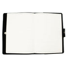 Ashlin Porchia Medium Journal With Snap, Black (P9088-18-01)-Journal included:Ruled Portable Journal - Ivory 7 3/4 x 5 1/2 inches .