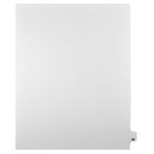 Mark Maker Legal Tabs - Letter Size - White - 1/25th cut - 25 tabs per package - 5 packages Pack - Number 99-White Single Tabs