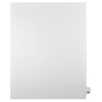 Mark Maker Legal Tabs - Letter Size - White - 1/25th cut - 25 tabs per package - 5 packages Pack - Number 99-White Single Tabs