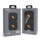 Havit H340 Dual Zone Wireless Charging Pad - Black-total 18W(max)