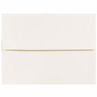 JAM Paper A2 Invitation Envelopes, 4.38 x 5.75, Stardream Metallic Opal, 50 Pack (GCST600I)-Opal stardream metallic envelope