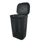 Modern Homes 60L Laundry Hamper - Grey-Colour: Grey