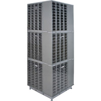 Kleton Heavy-Duty Industrial Carousel Drawer Cabinets, 480 Drawers-Colour: Grey