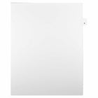 Mark Maker Legal Exhibit Index Tab White Single Tabs, 1/25th Cut, Letter Size, No Holes, Number 5, 25 Pack-White Single Tabs, 1/25th Cut