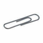 JAM Paper Colored Jumbo 2" Paper Clips - Grey - 2 Packs of 75-These colorful paperclips are great for organizing papers at home, school, or the office
