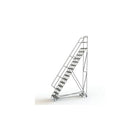 Tri-Arc Manufacturing All Directional Rolling Ladder, No. of Steps: 15, Platform Height: 150" (KDED115242)-No. of Steps: 15
