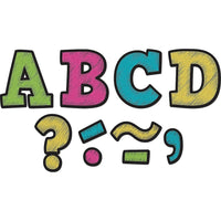 Teacher Created Resources Chalkboard Brights 3" Magnetic Letters, 67 Pack (TCR77212)-Magnetic Letters/Decoration