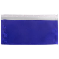 JAM Paper #10 Foil Envelopes with Self Adhesive Closure, 4 1/8 x 9.5, Blue, 25 Pack (1327705)-Blue