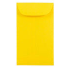 JAM Paper #5.5 Coin Envelopes, 3 1/8 x 5 1/2, Brite Hue Yellow Recycled, 1000 Pack-Coin Envelopes