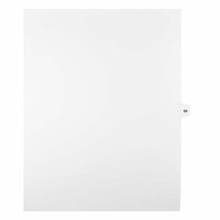 Mark Maker Legal Exhibit Index Tab White Single Tabs, 1/15th Cut, Letter Size, No Holes, Number 68, 25 Pack-White Single Tabs, 1/15th Cut
