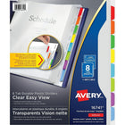 Avery Durable Dividers - 8 Tabs - Multi-Color-Premium quality dividers made from extra durable tear-resistant plastic