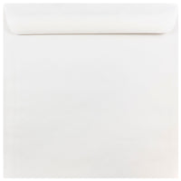 JAM Paper 10 x 10 Square Envelopes, White, 250 Pack (3992319H)-White envelope