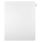 Mark Maker Legal Exhibit Index Tab White Single Tabs, 1/25th Cut, Letter Size, No Holes, Number 52, 25 Pack-White Single Tabs, 1/25th Cut