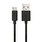 Veho Pebble 20cm USB-C Cable, Black-Compatible with other devices such as the Nintendo Switch, Samsung Galaxy S8 and other USB-C compatible devices