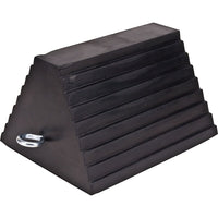 Rubber Wheel Chocks, Wt. Lbs., 10, Wheel Chocks, Approx. Size W" X L" X H", 8 X 9 X 6, 4 Pack-Approx. Size W" x L" x H" - 8 x 9 x 6