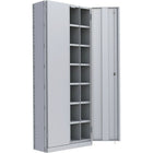Metalware RK923 Boltless Shelving Unit, 8-Shelves, 36" x 24" x 88", Light Grey-Adjustable shelving system that provides high strength, yet economical storage capacity for your needs