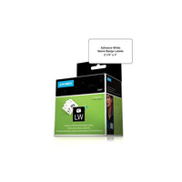 DYMO LabelWriter 30857 Name Badge Labels, 4" x 2-1/4", Black on White, 250 Labels/Roll (30857)-Dymo Paper labels utilize direct thermal print technology providing clear, laser-like quality with a permanent adhesive