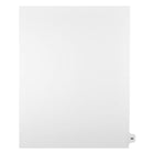 Mark Maker Legal Exhibit Index Tab White Single Tabs, 1/15th Cut, Letter Size, No Holes, Number 60, 25 Pack-White Single Tabs, 1/15th Cut
