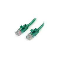 StarTech 45PATCH3GN 3' Cat 5e Snagless Patch Cable, Green-Dual RJ-45 Male connectors ensure seamless connectivity
