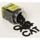 Dowling Magnets Foam Fun Uppercase Black Magnet Letters, Set of 108-Single colors help young, remedial and special-needs students "see words" clearly