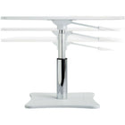 Victor Height Adjustable Laptop Stand, White (DC230W)-Heavy-duty gas strut provides fast and easy height adjustment with the pull of a lever