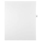 Mark Maker Legal Exhibit Index Tab White Single Tabs, 1/15th Cut, Letter Size, No Holes, Number 126, 25 Pack-White Single Tabs, 1/15th Cut