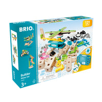 BRIO Builder Motor Set-Our Thinking: Times have changed, but the way kids learn and develop remains the same. That’s why our toys come with clean, simple designs that spark children’s creativity and imagination. All while encouraging and supporting each stage of their development